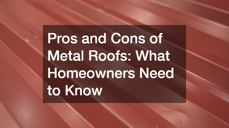 red metal roofing